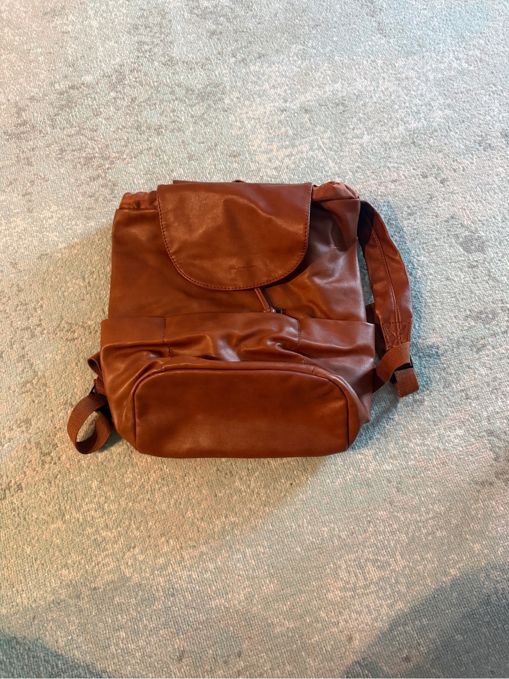 Universal Thread Brown Faux Leather Backpack